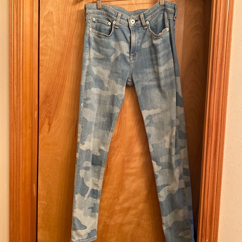 Rag & Bone camo print jeans
